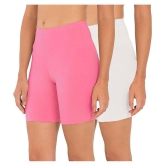 Outflits Multi Cotton Solid Shorts - Pack of 2 - XXL