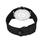 CHARLIEKEEN Black Silicon Analog Mens Watch