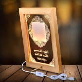 Personalized wooden led frame together forever