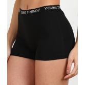 Young trendz Women Boy Short Black Panty-3XL / Black