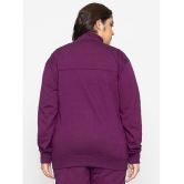 YHA Fleece Women''s Zippered Sweatshirt ( Purple ) - None