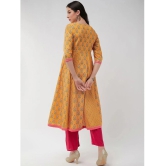 Pannkh - Yellow Polyester Womens Flared Kurti ( Pack of 1 ) - None