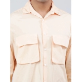 Bene Kleed 100% Cotton Regular Fit Solids Full Sleeves Mens Casual Shirt - Peach ( Pack of 1 ) - None