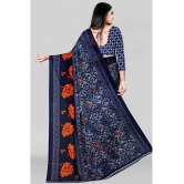 LEELAVATI - Blue Georgette Saree With Blouse Piece ( Pack of 1 ) - Blue