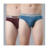 Force NXT Pack of 2 Cotton Mens Briefs ( Multicolor ) - None