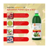 Krishna's Herbal & Ayurveda Papaya Leaf Juice 500ml ( Pack of 2 )