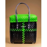 Green & Black Grocery Lid Basket