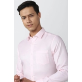 Men Pink Regular Fit Formal Full Sleeves Formal Shirt