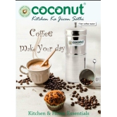 Coconut Stainless Steel South Indian Sytle Coffee Filter - 400 ML (6 Cups)