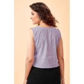 Glomee - Purple Cotton Women's Regular Top ( Pack of 1 ) - None