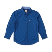 JusCubs Boys Cotton Toddlers Embroidered Shirt - Blue (Pack of 1) - None