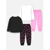 Trampoline - Multicolor Cotton Blend Girls Night Suit Set ( Pack of 2 ) - None