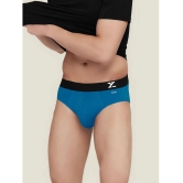 XYXX - Turquoise Cotton Mens Briefs ( Pack of 1 ) - None