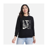 CHOZI Fleece Womens Non Hooded Sweatshirt ( Black ) - None