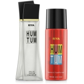 Riya Hum Tum Perfume & Deo Perfume Body Spray for Unisex 240 ml ( Pack of 2 )