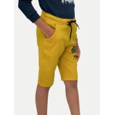 Radprix - Yellow Cotton Blend Boys Shorts ( Pack of 1 ) - None