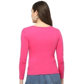 DYCA - FUCHSIA Cotton Blend Regular Fit Womens T-Shirt ( Pack of 1 ) - None