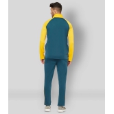 Glito - Teal Polyester Regular Fit Colorblock Mens Sports Tracksuit ( Pack of 1 ) - XXL