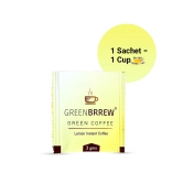 Greenbrrew Instant Green Coffee Premix for Weight Loss Lemon 20 Sachets 60g - Easy to Use-Greenbrrew Instant Green Coffee Premix for Weight Loss (Lemon, 20 Sachets), 60g - Easy to Use