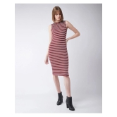 Miss Chase Cotton Striped Knee Length Womens Bodycon Dress - Multicolor ( Pack of 1 ) - None