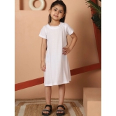 MINI & MING Round Neck Short Sleeves Cotton A-Line Dress