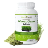 Attar Ayurveda Wheat Grass Tablets (120 Tablets, 500mg) - Natural Antioxidant Superfood, Non-GMO