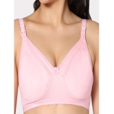 IN CARE LINGERIE - Pink Cotton Lightly Padded Women's T-Shirt Bra ( Pack of 1 ) - None