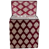 ENTICE Semi-Automatic Washing Machine Cover Compatiable For 8 kg - Maroon - Maroon