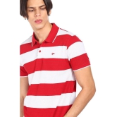 Ruggers - Cotton Blend Regular Fit Red Men's Polo T Shirt ( Pack of 1 ) - None