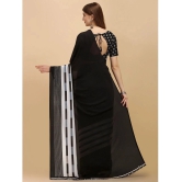 LEELAVATI - Black Georgette Saree With Blouse Piece ( Pack of 1 ) - Black