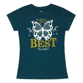 DYCA - Teal Cotton Girls T-Shirt ( Pack of 1 ) - None