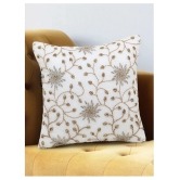 mezposh Single Polyester Cushion Covers 40X40 cm (16X16) - White