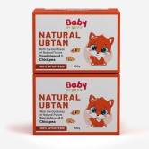 BabyOrgano Natural Ubtan | Skin Lightening and Tan Removal For Babies | Exfoliates dead skin cells | Safe for New Borns-Pack Of 3