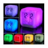 DNM Digital LED Colour Changing Alarm Clock - Pack of 1