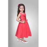 Arshia Fashions - Red Net Girls Frock ( Pack of 1 ) - None