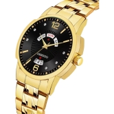 Abrexo Gold Stainless Steel Analog Mens Watch