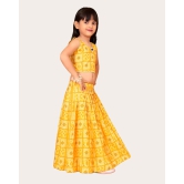 Girls Lehenga Choli Wesaren wear Readymade haldi seremony Lehenga for kids Girls-Yellow / 5 Years-6 Years