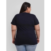 Neo Garments - Navy Blue Cotton Regular Fit Womens T-Shirt ( Pack of 1 ) - 7XL