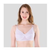 TCG - White Cotton Non Padded Womens Everyday Bra ( Pack of 3 ) - None