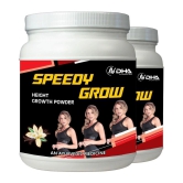 DHA Ayurveda Speedy Grow Herbal Body Grow Vanilla Powder 200 gm Pack Of 2