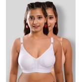 Elina - Multicolor Cotton Non - Padded Womens T-Shirt Bra ( Pack of 2 ) - 34C