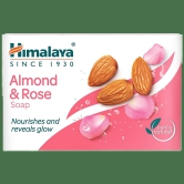 Himalaya Almond & Rose Soap, Moisturizes & Cools Skin, 75 G