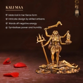 Artarium Resin Kaali MATA Kali Maa Murti Idol Statue Sculpture Maa Kalka Black Marble Statue Idols Murti for Car Dashboard Pooja Room & Gift Items Pooja Gift Showpiece Pack of 1