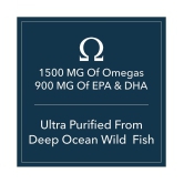 GNC Triple Strength Fish Oil Omega 3 Capsules for Men & Women (900mg EPA & DHA)- 120 Softgels
