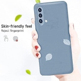 Winble OnePlus Nord CE 5G Back Cover Case Liquid Silicone (Grey)