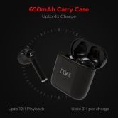 boAt Airdopes 131 | Wireless Earbuds with upto 60 Hours Playback, 13mm Drivers, IWP Technology, 650mAh Charging Case Black