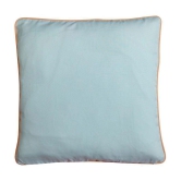 Hugs'n'Rugs Single Cotton Cushion Cover (40 x 40 cm) - Blue