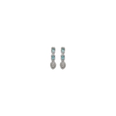 gilher Mint Green Huggies Earrings ( Pack of 1 ) - Mint Green