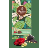 Chocolian Bakers Dark Chocolate With Rose & Pistachio Bar | 100% Veg | Eggless