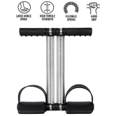 Tummy Trimmer For Men Women Waist Trimming Bicep Double Stainless Steel Spring Heavy Duty Home Gym Workout, Pack of 1 (Black)